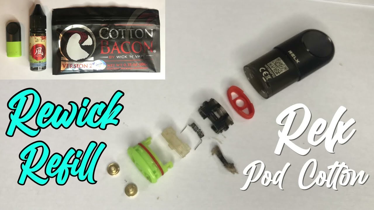 Relx Cotton Pod - Rewick + Refill