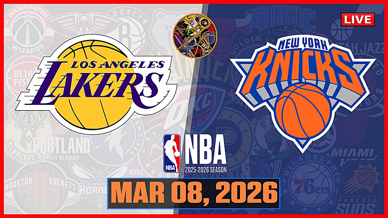 «Лейкерс» против «Никс» | Обзор матча НБА | 8 марта 2026 г. | NBA 2K26 |