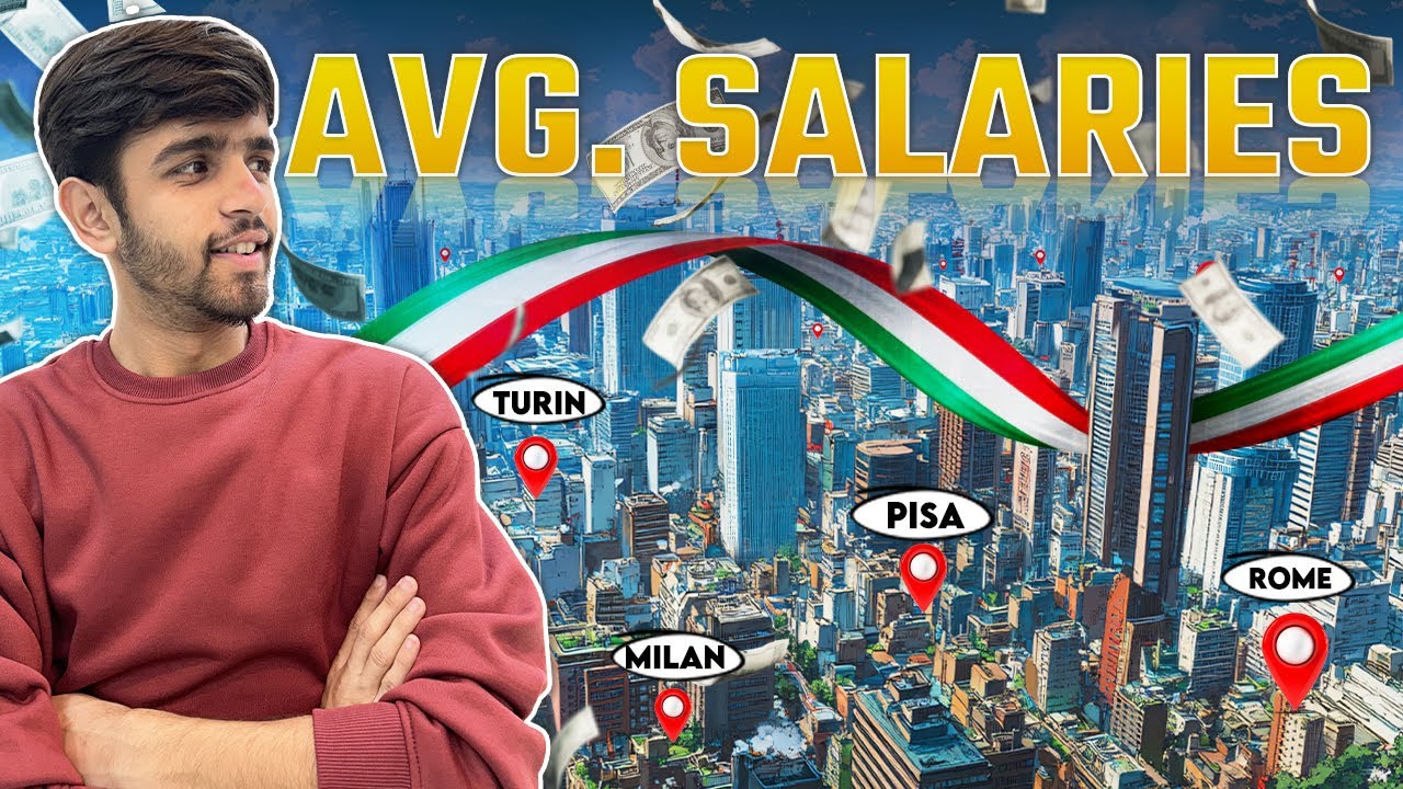 20 ITALIAN CITIES AVERAGE SALARIES IN 2025 REVEALED | WORK AND STUDY IN ITALY