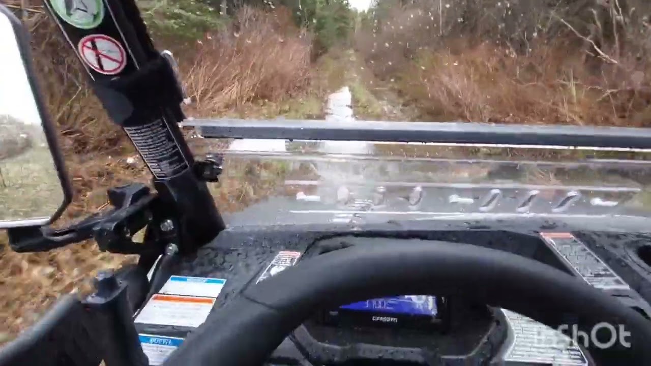 Rainy day ride with the uforce 600