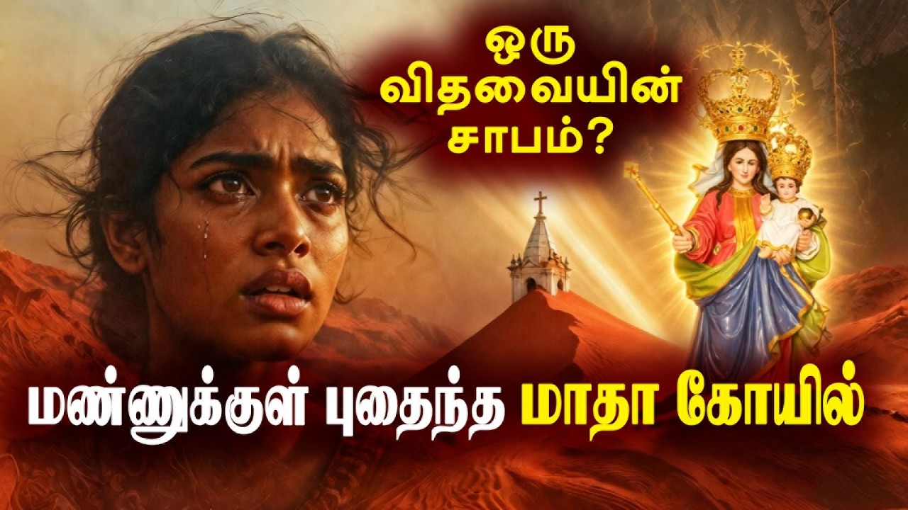 மண்ணில் புதைந்த மாதா கோயில்! ஒரு விதவையின் சாபமா?  | Athisaya Manal Madha | #Arul360
