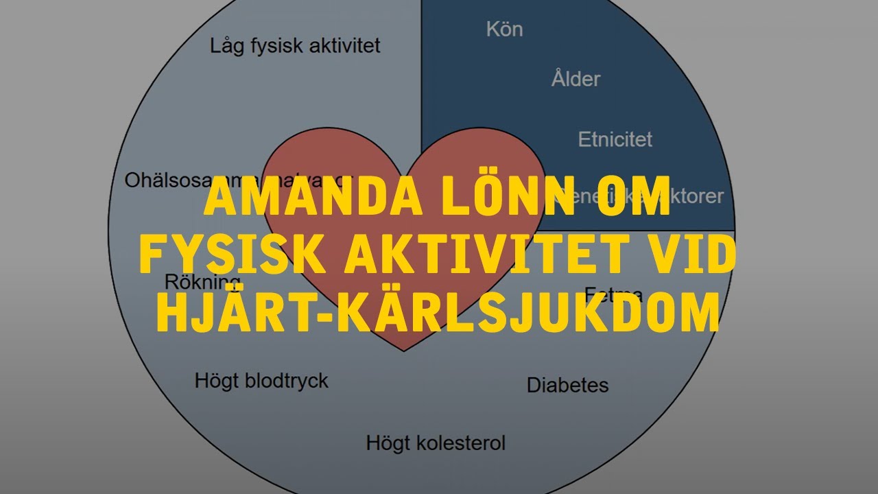 GIH:s forskning | Amanda Lönn om fysisk aktivitet vid hjärt-kärlsjukdom