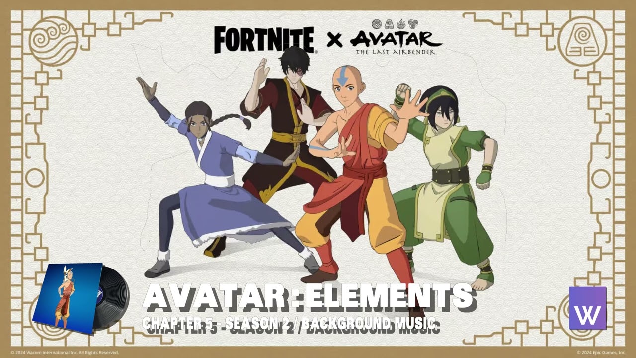Avatar : Elements - Background Music 1 Hour | Fortnite Chapter 5 Season 2