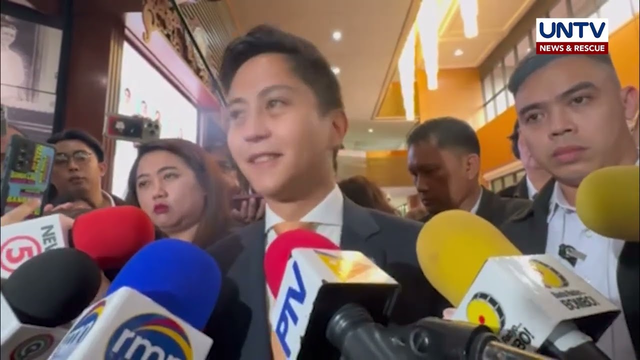 Pahayag ni Rep. Sandro Marcos sa pagpapalit ng House Speakership.
