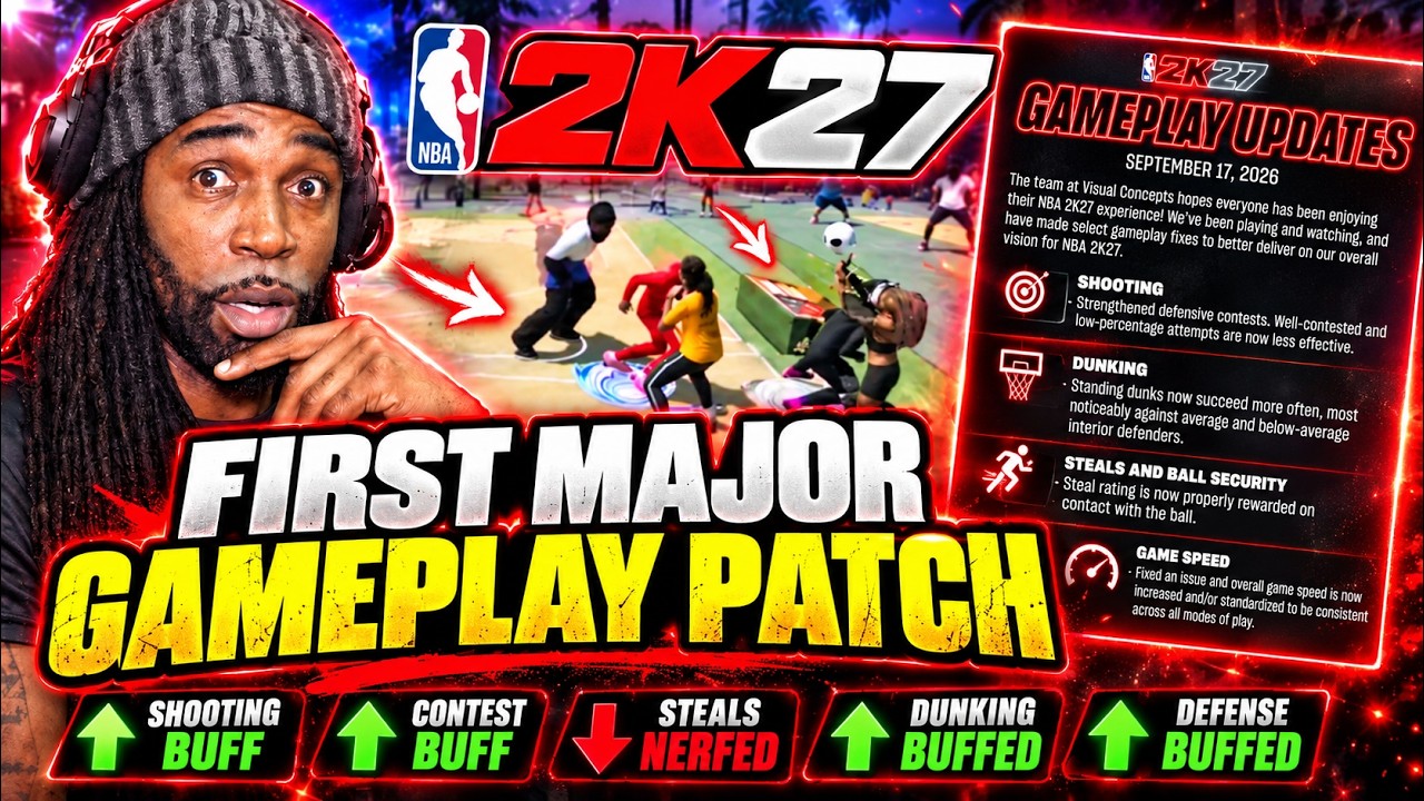 2K ВЫПУСТИЛИ ПЕРВЫЙ КРУПНЫЙ ПАТЧ ГЕЙМПЛЕЯ&hellip; ВСЁ ИЗМЕНИЛОСЬ! | NBA 2K27