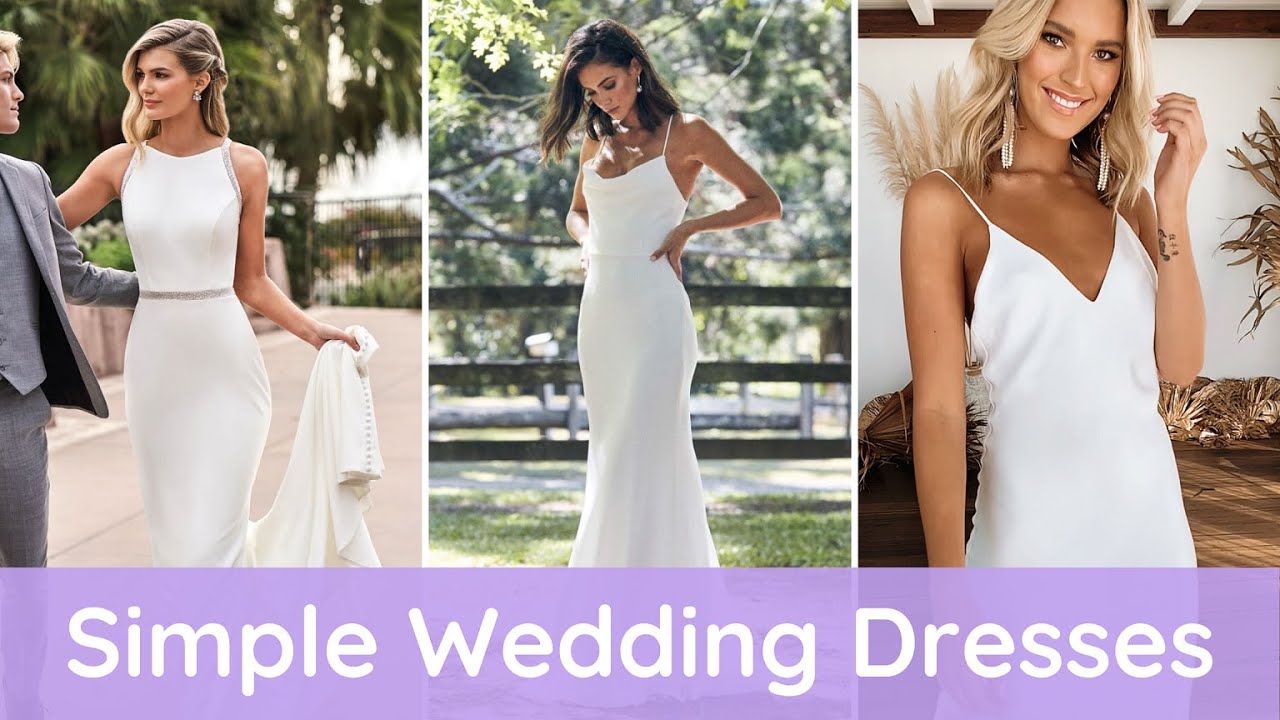How Do You Dress A Simple Wedding Dress?