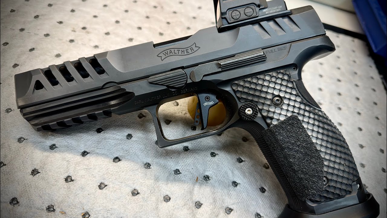 How to install a ZR Tactical Long Stroke Guide Rod V2.0 on your Walther PDP Match SF 5&rdquo; Black Ribbon