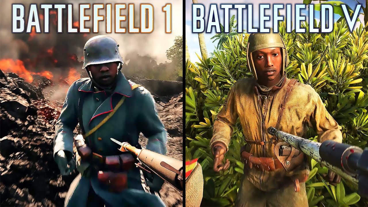 Battlefield 1 vs Battlefield 5 - Physics and Details Comparison
