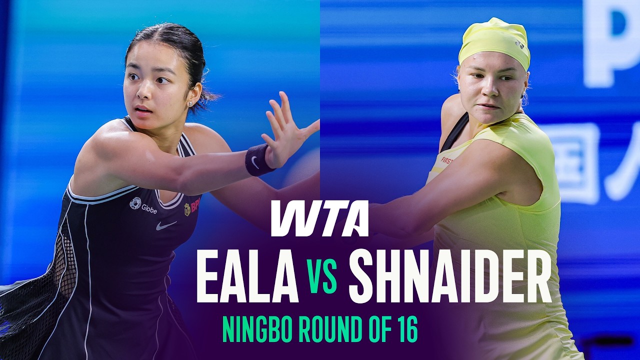 Александра Эала против Дианы Шнайдер | 2026 Нинбо, 1/8 финала | Обзор матча WTA