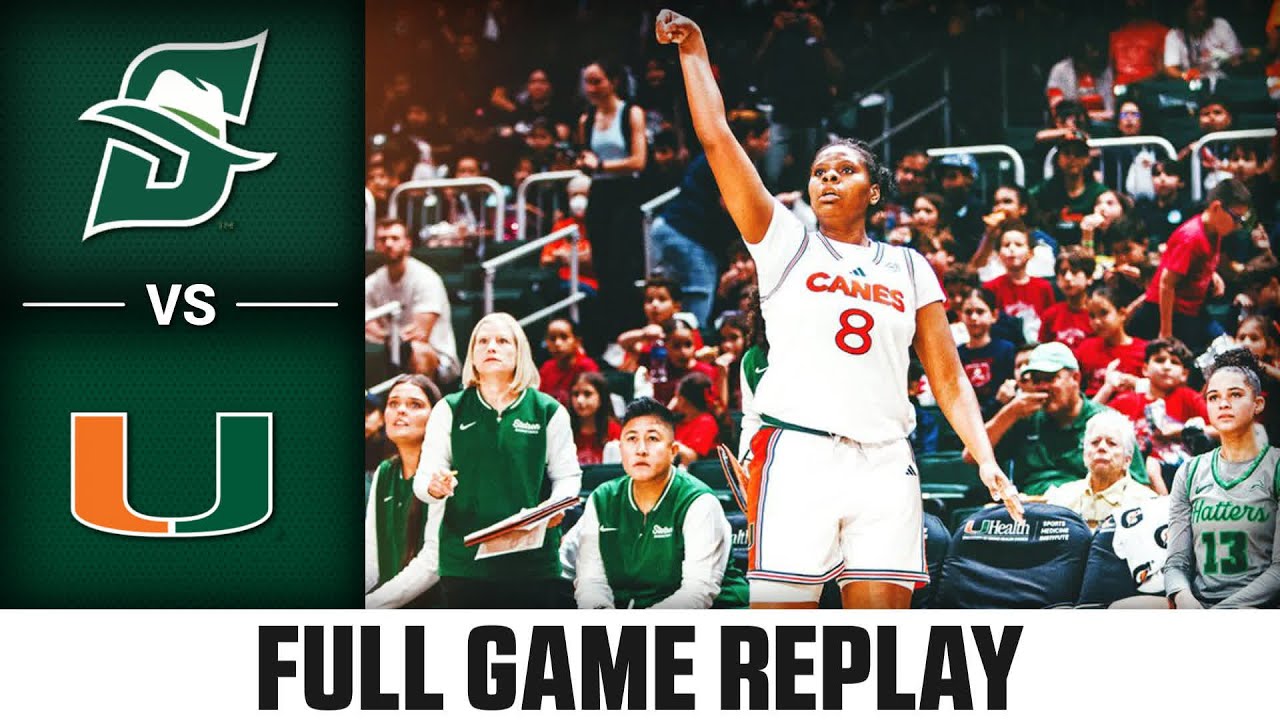 Stetson vs. Miami Full Game Replay | 2024-25 ACC Women’s Basketball