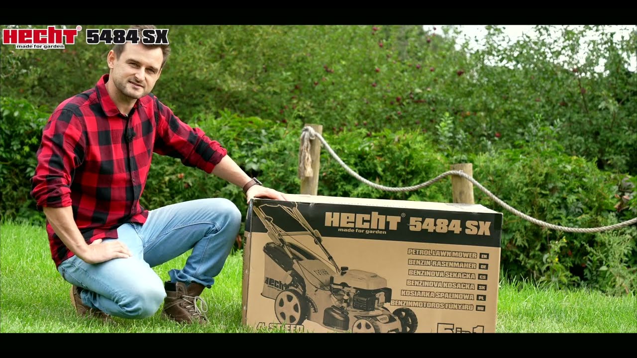 Unboxing! Benzínová sekačka HECHT 5484 SX!