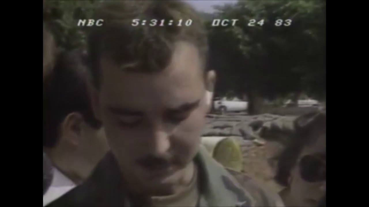 NBC Nightly News coverage of 1983 Beruit Marine Barracks bombing  - 191 bodies found
