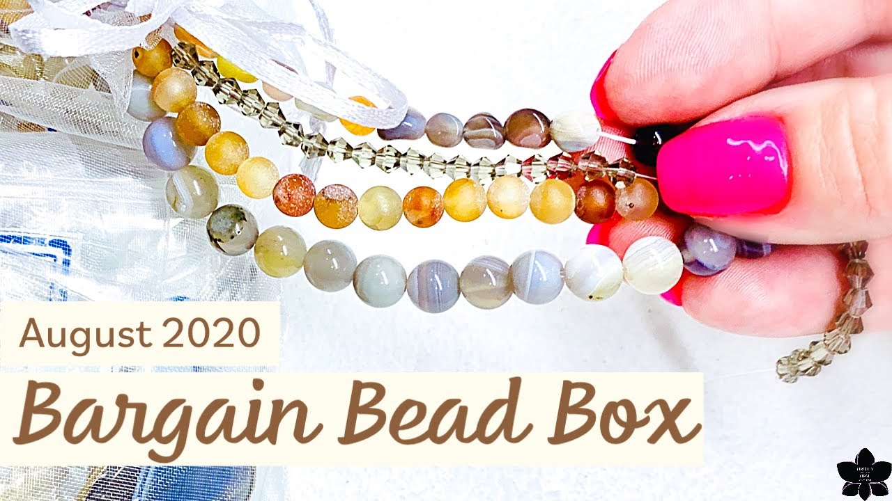Распаковка ежемесячной подписки на Bargain Bead Box, август 2020 г.