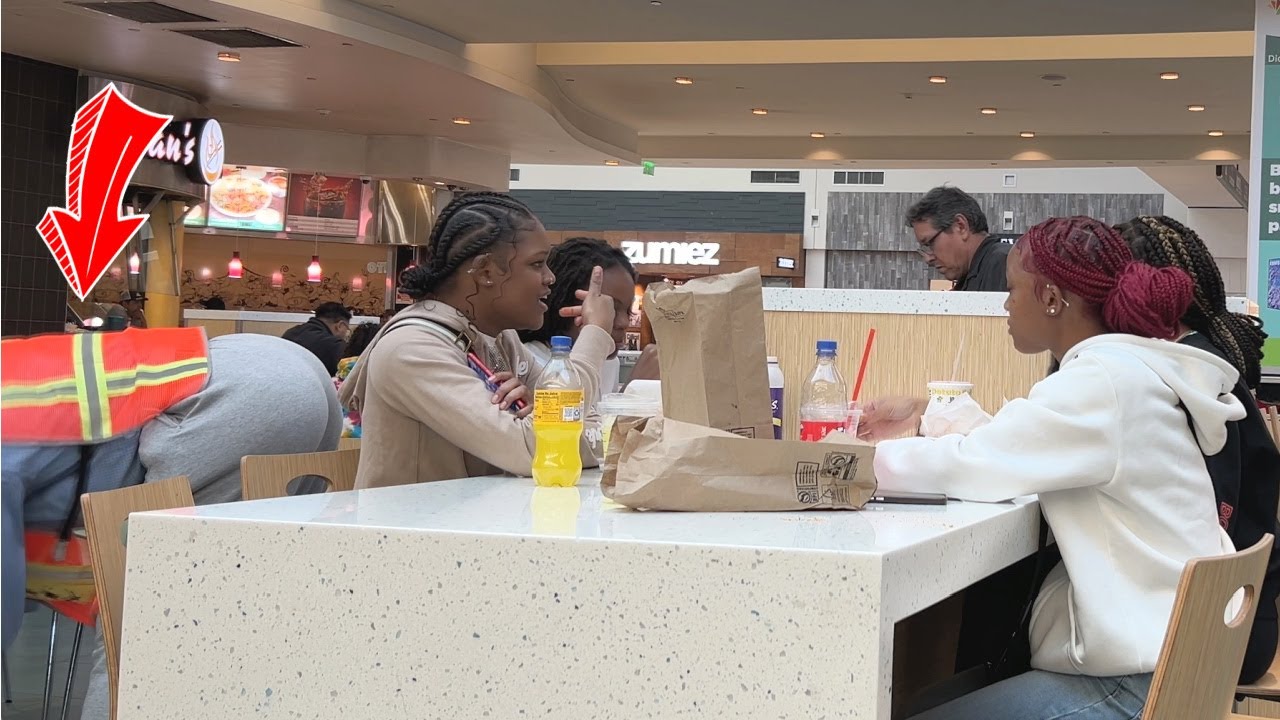 Fat Janitor Farts In Peoples Faces While They Eat!!!