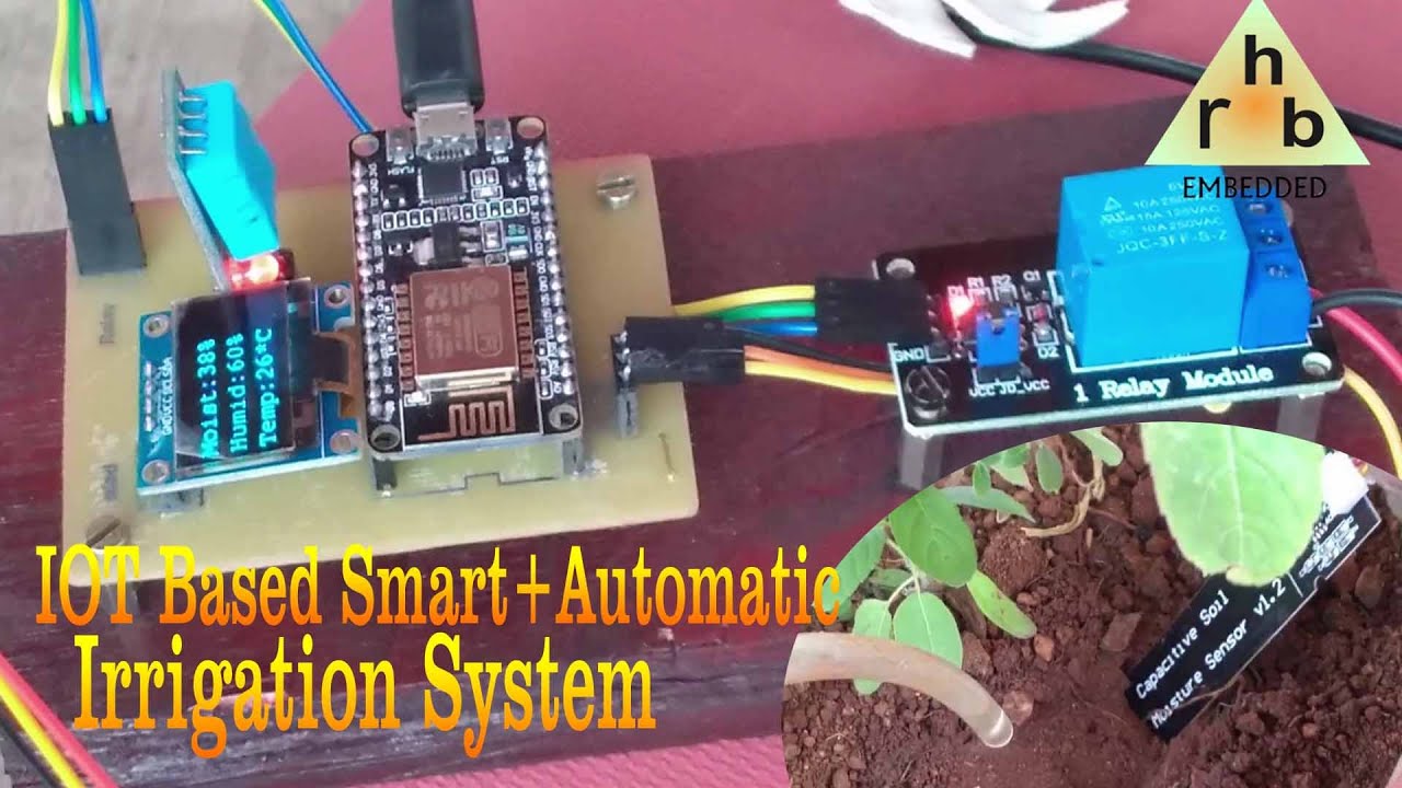 Интеллектуальная автоматическая система полива на базе #IoT с узлом микроконтроллера (ESP8266)