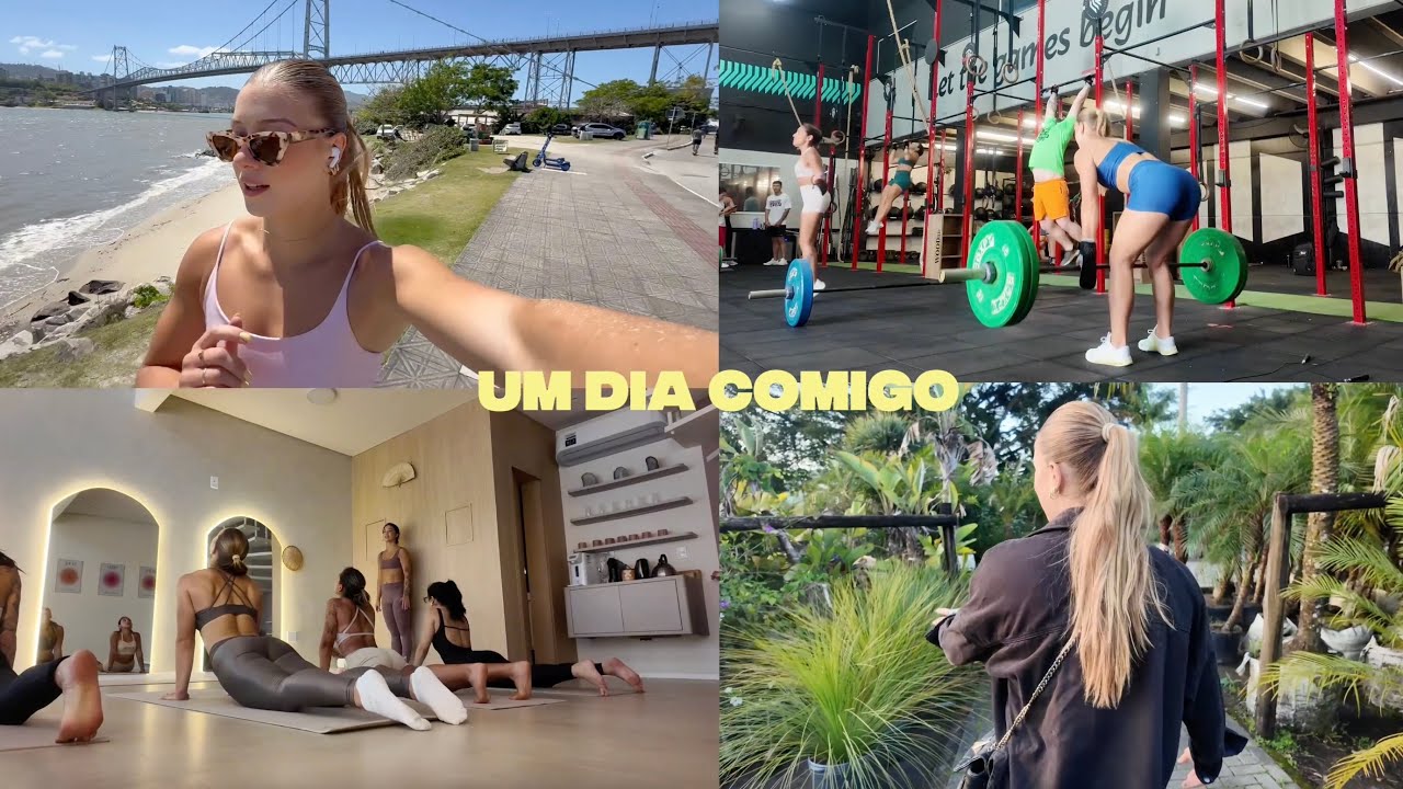 um dia de corrida, crossfit, yoga e compras para a casa nova