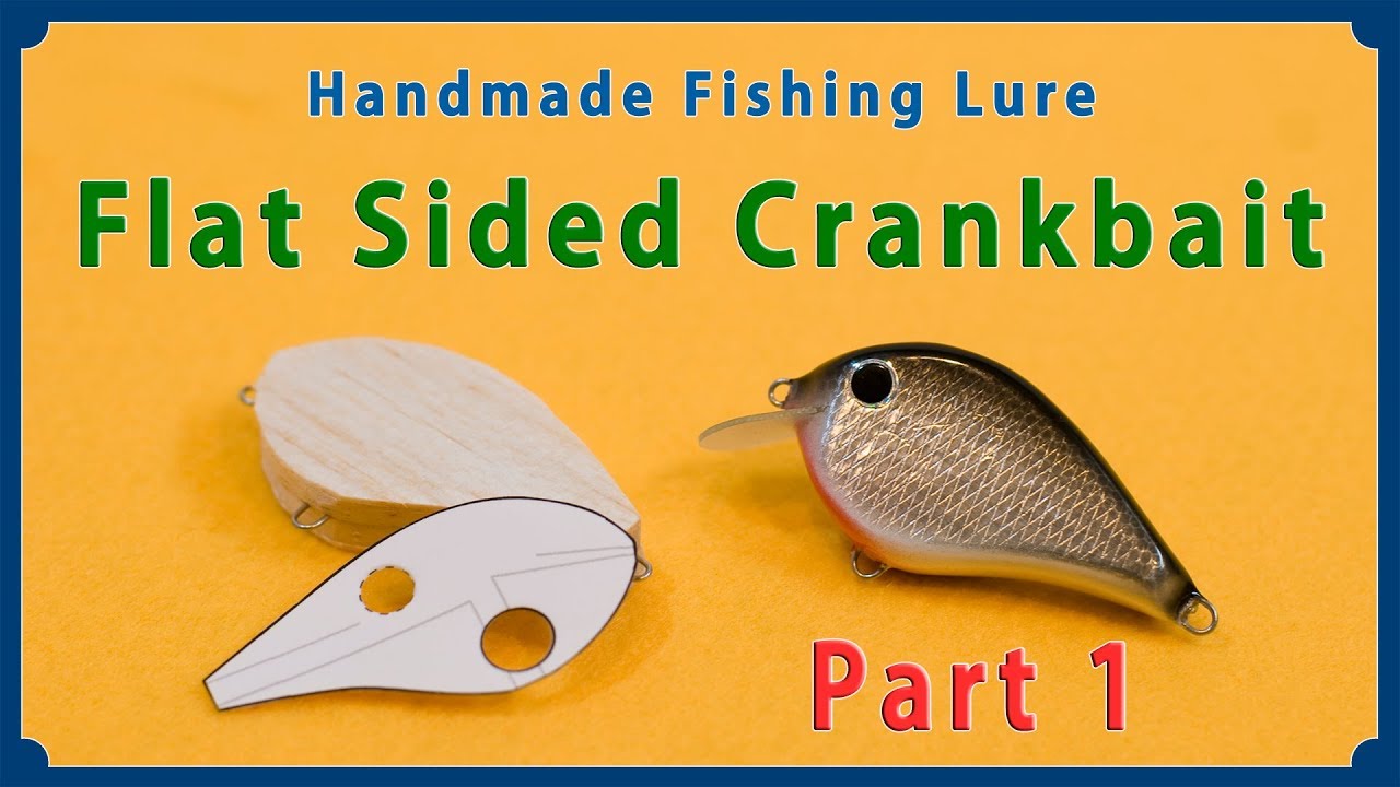 Making Flat Sided Crankbait Lure Part1 / フラットサイド系クランクベイトの作り方１