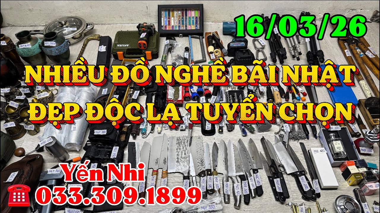 🟡🟡🟡CLIP 305,MÃ M,LY GIỮ NHIỆT,ĐỒ ĐỒNG,DAO BẾP,ỐNG NHÒM,CẦN CÂU,TÚI NGỦ,VÍT ANEX,DAO VIC ☎️0333091899