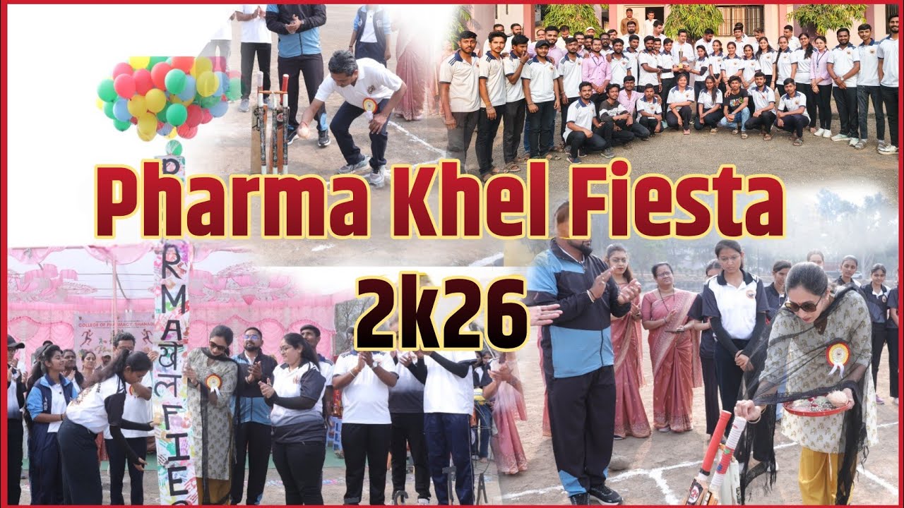 Pharma Sports Week 🎾🎳🏆/ Pharma Khel Fiesta 2k26 🎊/ Psgvpm's Cop, Shahada 🎊