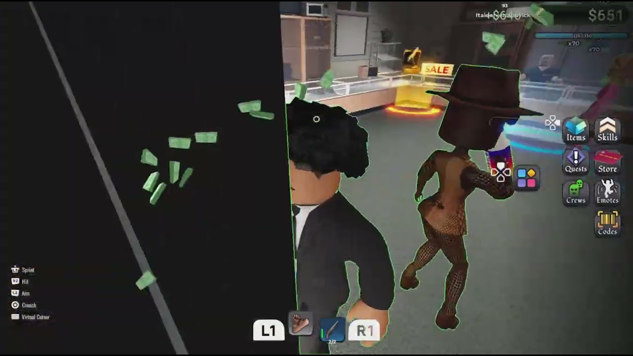 Blockspin coming up a lil bit of legs