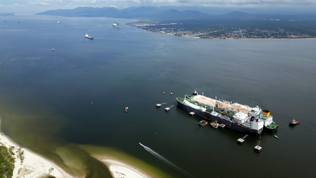 New Fortress Energy - Santa Catarina (TGS) Facility Tour (Portuguese)