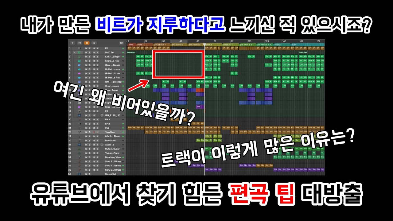 비트 구성을 재미지게 할 4가지 방식 - 편곡 기초 (2) 편곡의 4가지 유형