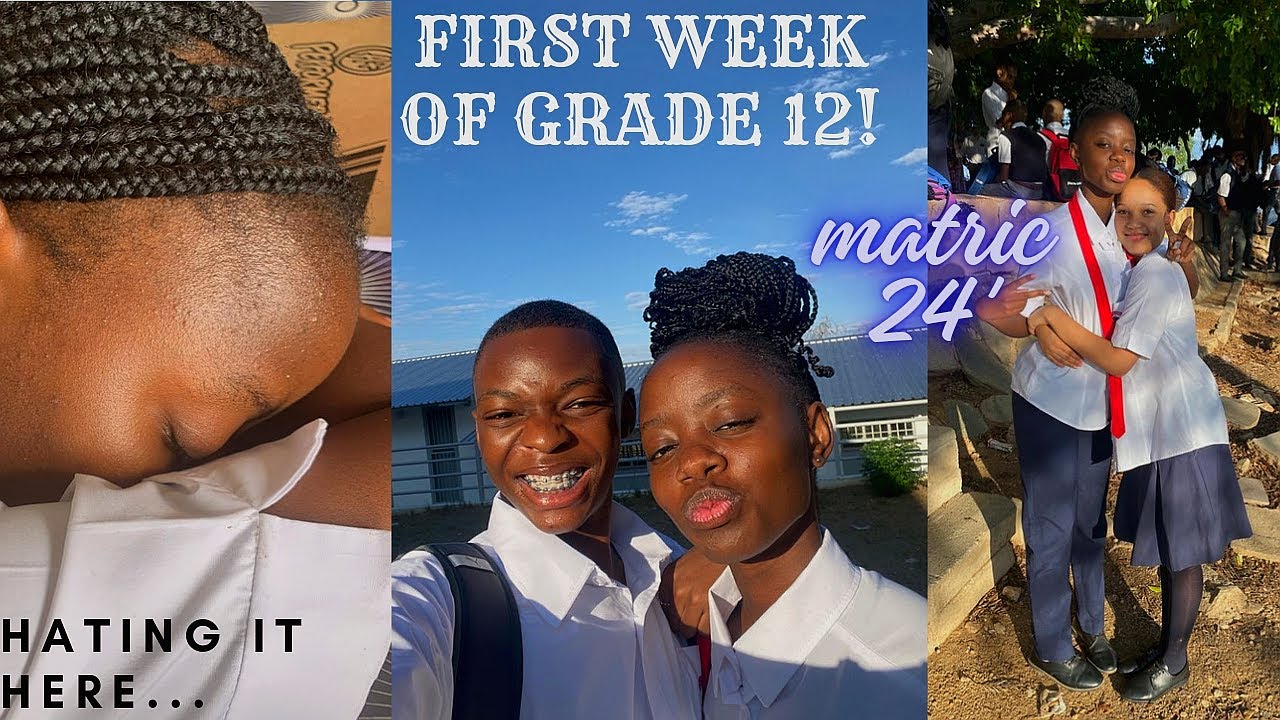 First Week Of Grade 12 vloggg! *clean up day* |Namibian YouTuber