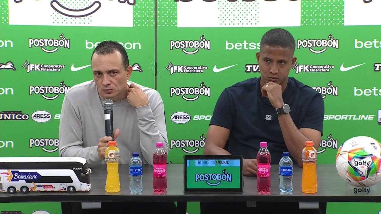 Rueda de prensa de Medell&iacute;n tras su partido con Nacional