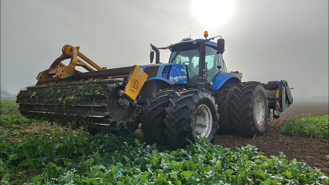 Zöldítés bedolgozás: Dondi RT + NEW HOLLAND T8.435 + IMANTS 58WX450PLH - Albert AGRO - Bácsbokod