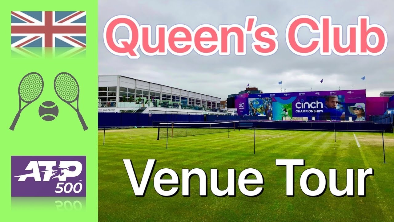 2021 Queen's Club Tennis; ATP Tournament Venue Tour | Tiafoe vs Shapovalov | Cinch Championships
