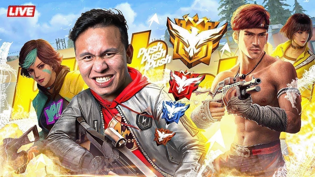 🔥 New Grandmaster Push Live!  Road To Top 1 Rank Push !  #freefiremax