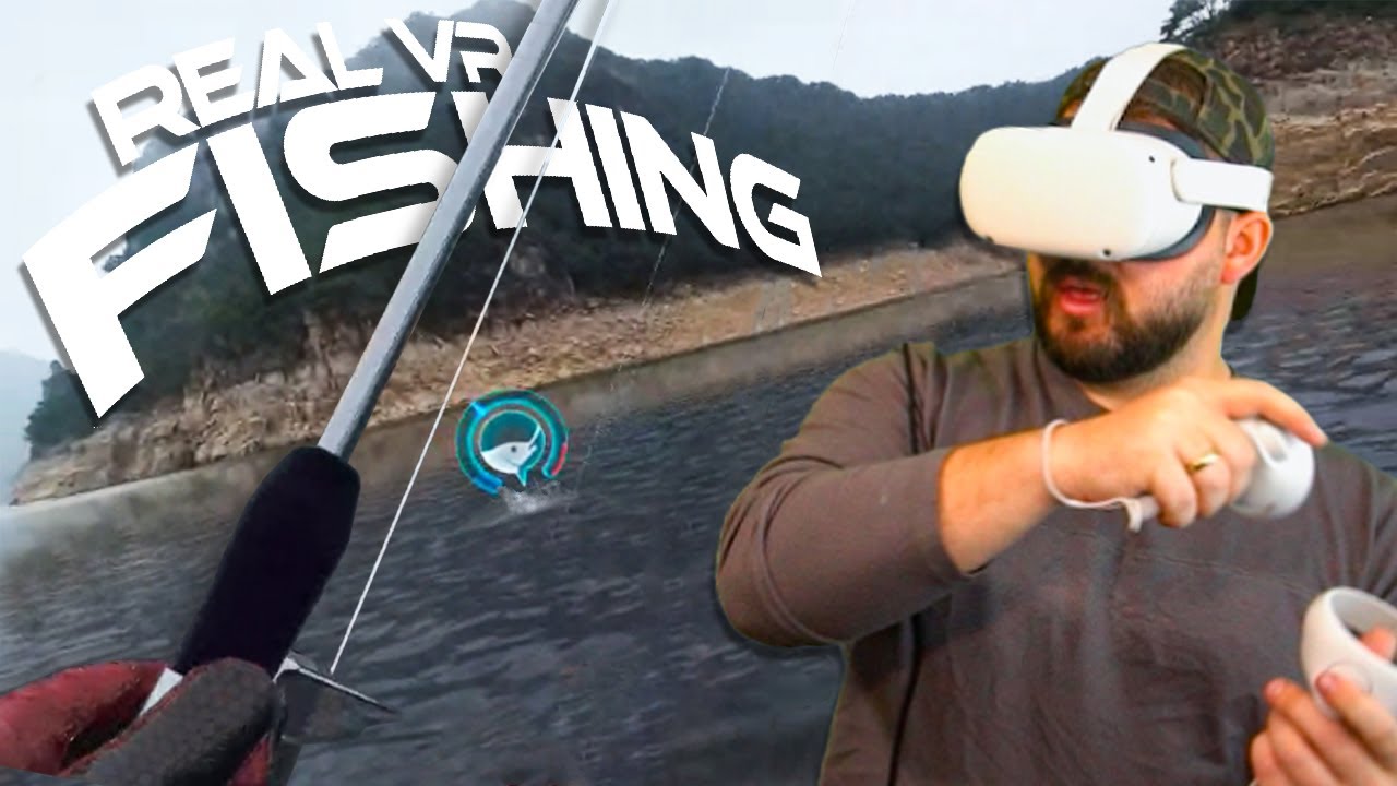 YES, the Graphics actually look this REAL! | Real VR Fishing Oculus Quest 2 [G-Mo'22: 14]