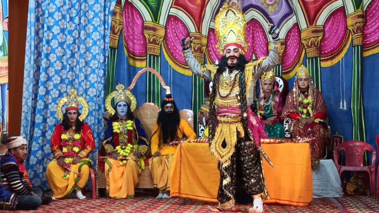 मैं हूं रावण, लंकापति। गढ़वाली रामलीला जोशियाडा उत्तरकाशी। शुभ दीपावली ।।