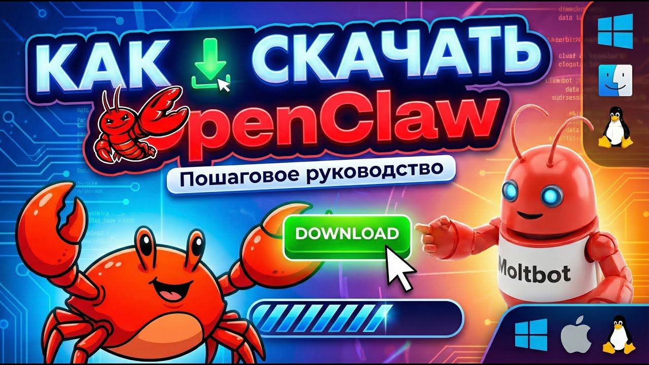 Самый простой способ скачать Clawdbot (OpenClaw, MoltBot)
