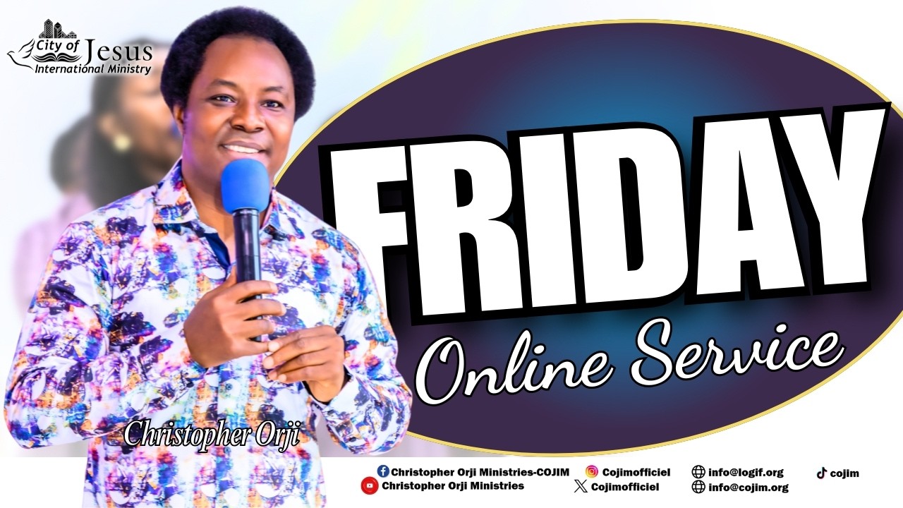 COJIM Friday Online 🔴 Service With God, Jesus Christ And The Holy Spirit #cojim 13-3-2026