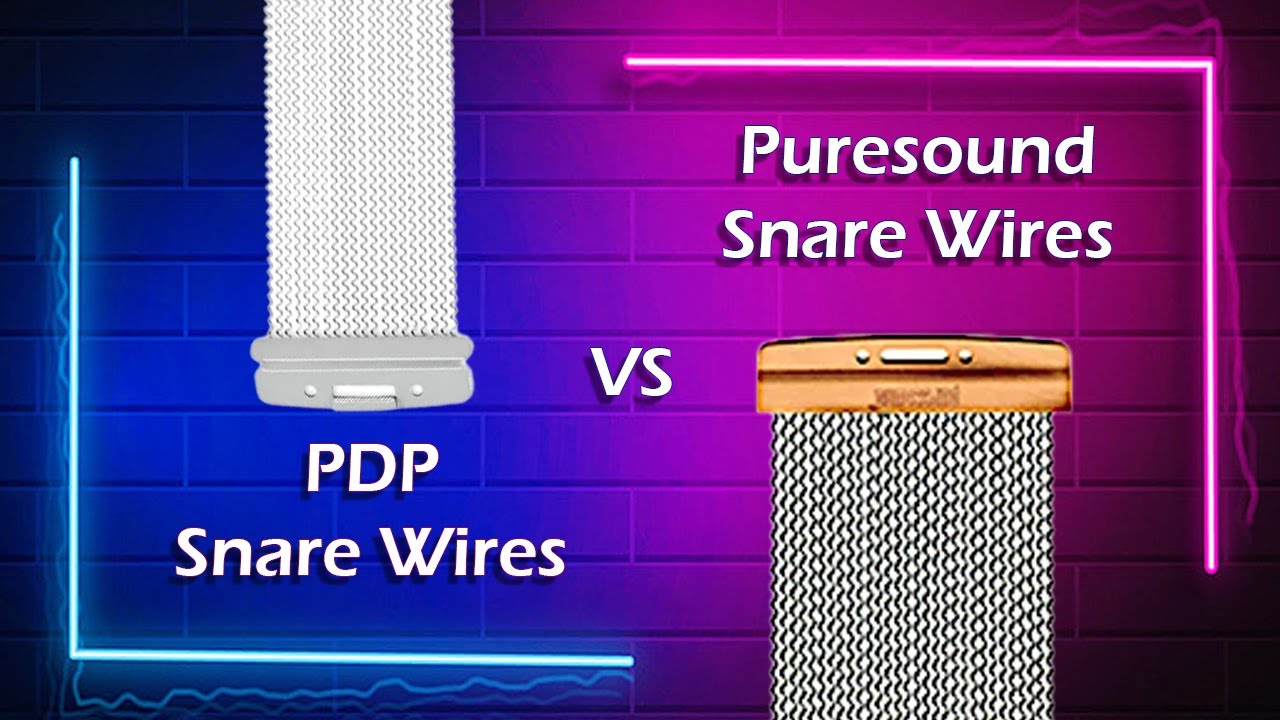 PDP vs Puresound 30 Snare Wires: DIY Drummer