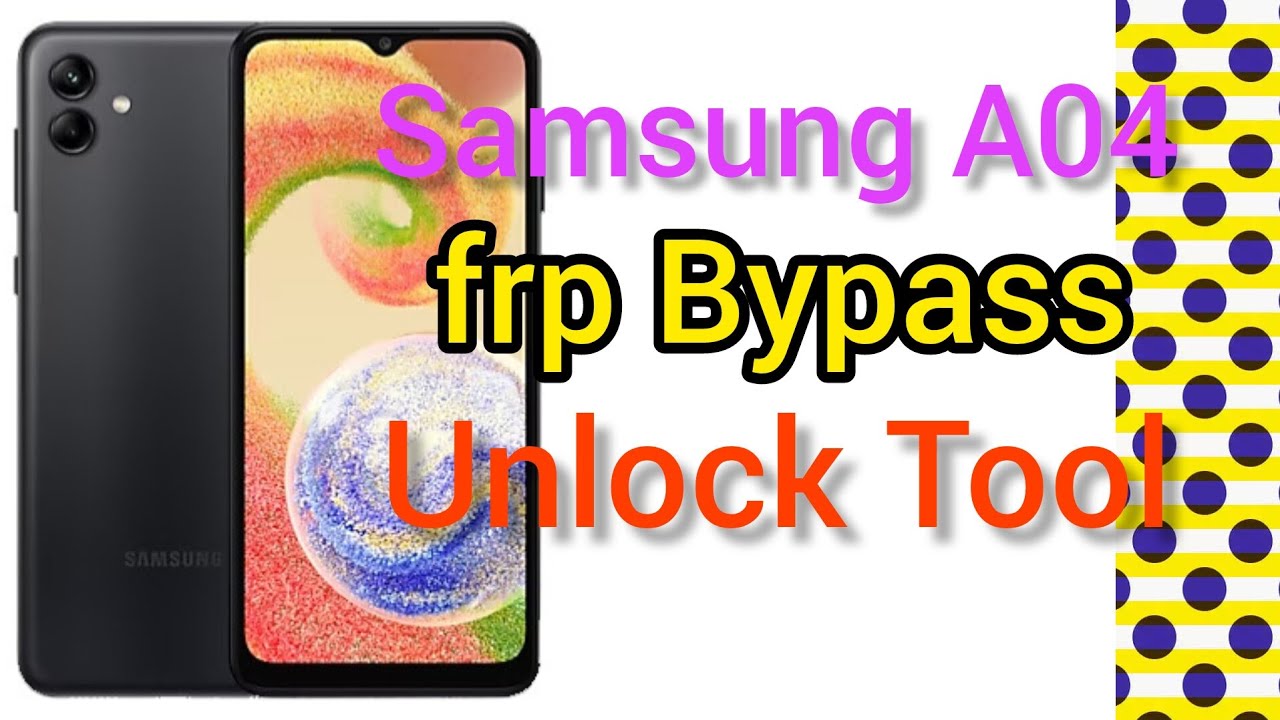 Samsung a045f galaxy a04 frpbypass by unlock tool#a04frp#a04 #youtube #googleaccount #frp