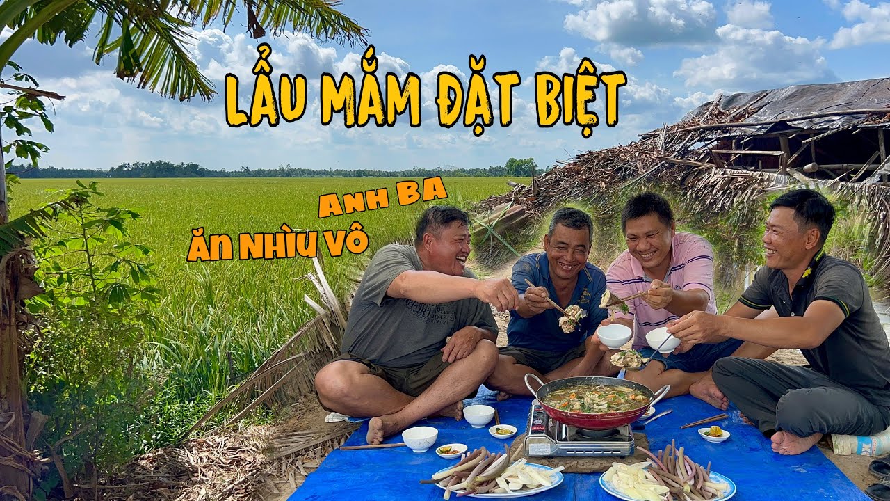 Được tặng iPhone sịn | Mang LẨU Mắm Ra Đồng đãi Hết Cả Nhà | BiBoVlog