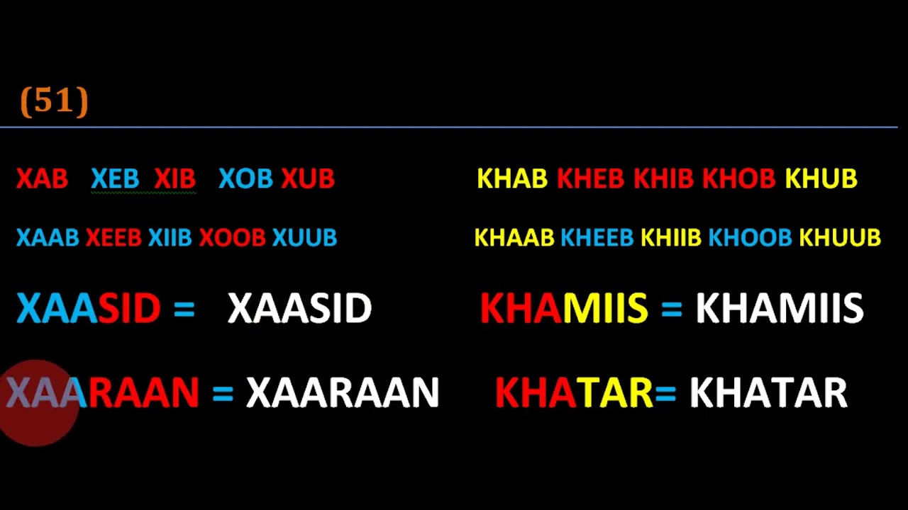 AF SOOMAALI // CASHARKA 51 AAD