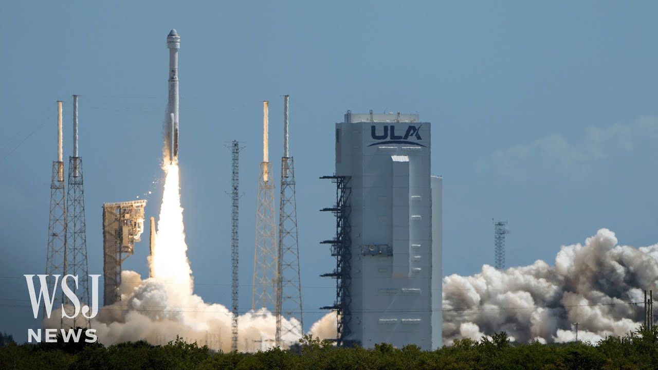 Boeing's Starliner Spacecraft Blasts Off With NASA Astronauts | WSJ News