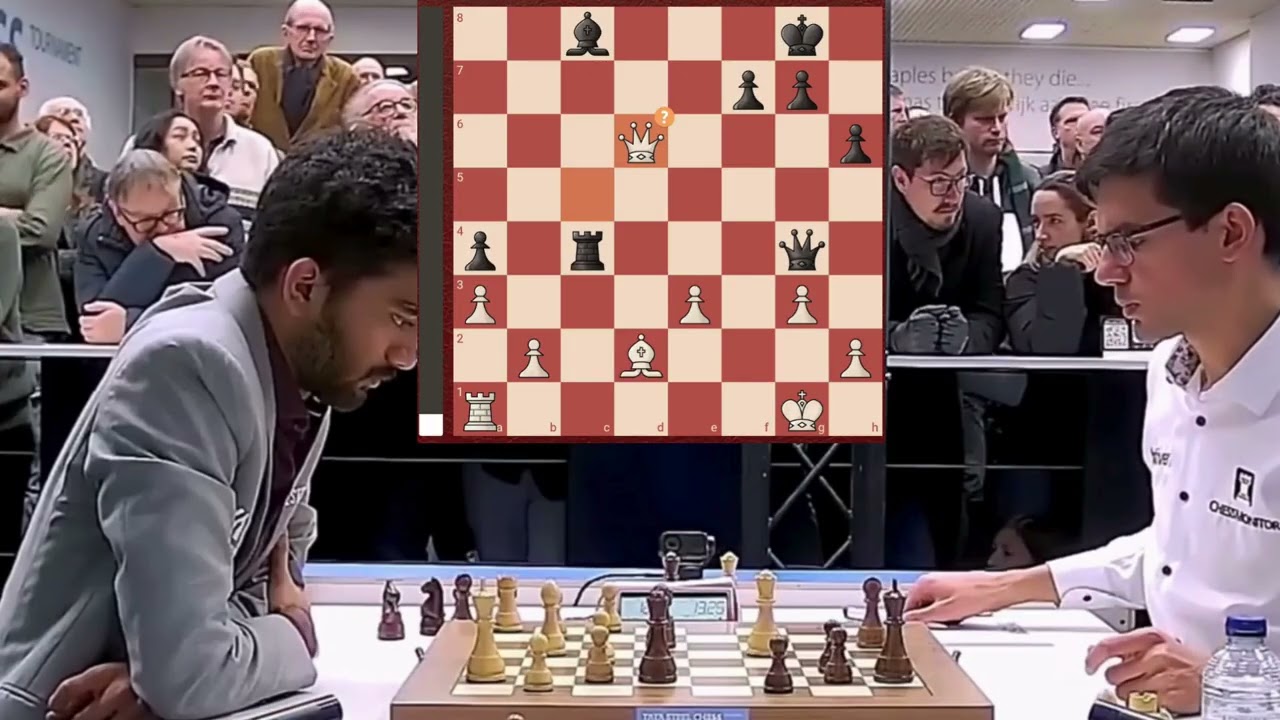 Anish Giri’s Brilliant Rook Exchange Sacrifice Topples World Champion Gukesh | RD 7 Tata Steel 2026