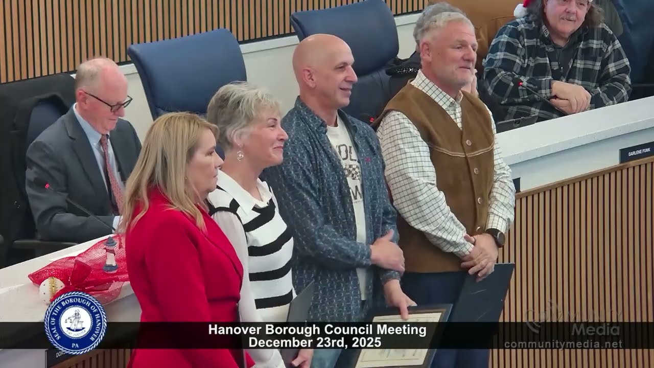 Hanover Borough Council Meeting - 12/23/2025