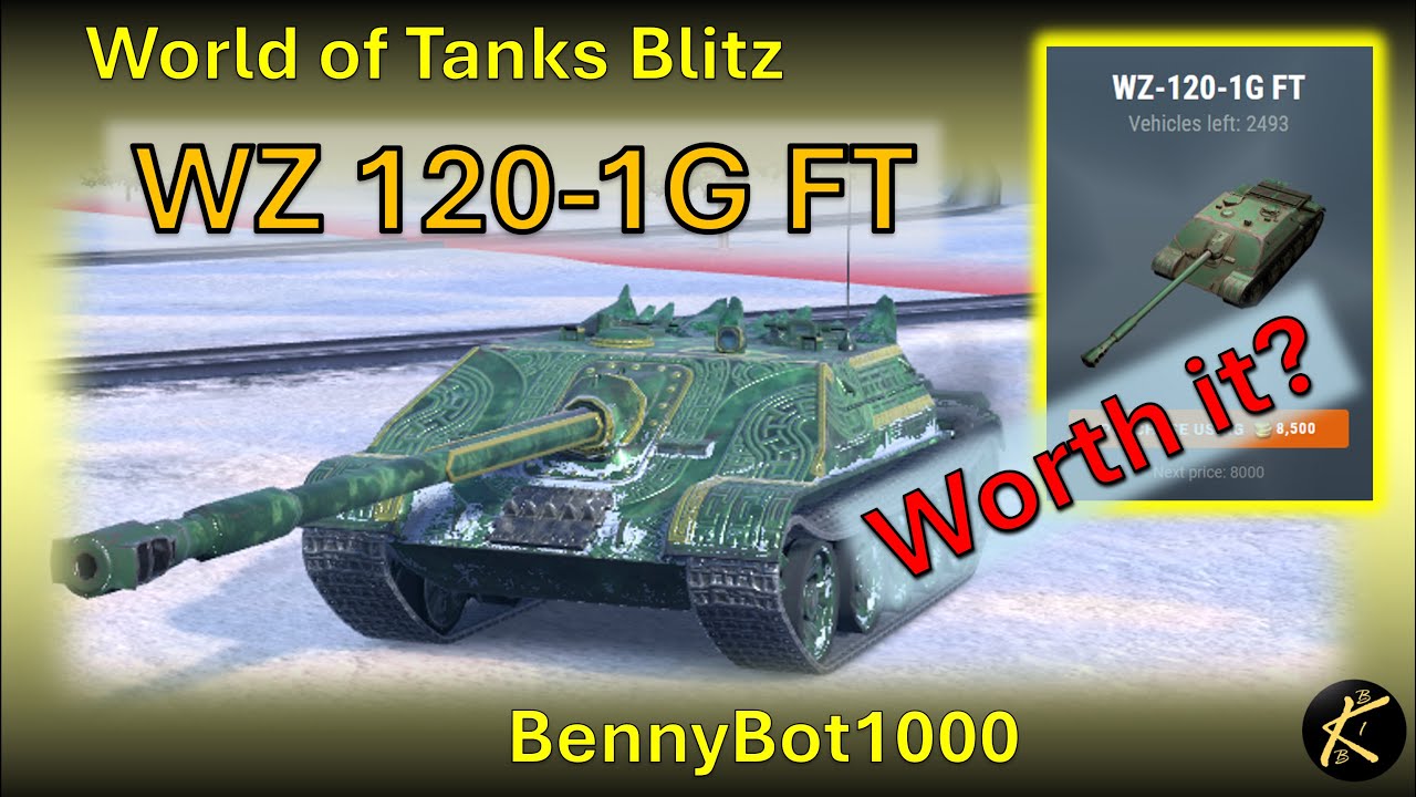 WZ 120-1G FT WOT Blitz is it Worth It? #worldoftanksblitz #wotb #wotblitz