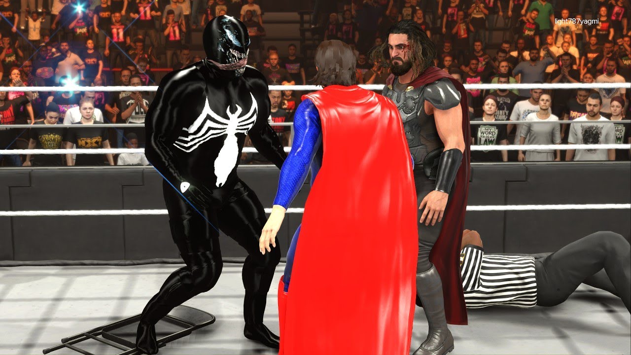 247. venom vs thor superman superhero wwe,Best Marvel's Avengers Tag Teams | Elimination Match