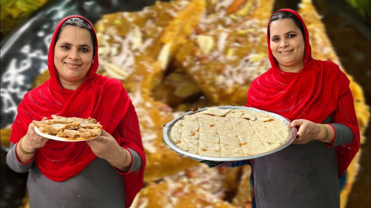 SHABBE -E-BARAT SPECIAL CHANA DAAL KI KATLI & SUJI KI KALTI RECIPE 😋CHANA DAAL BARFI | SUJI KI KATLI