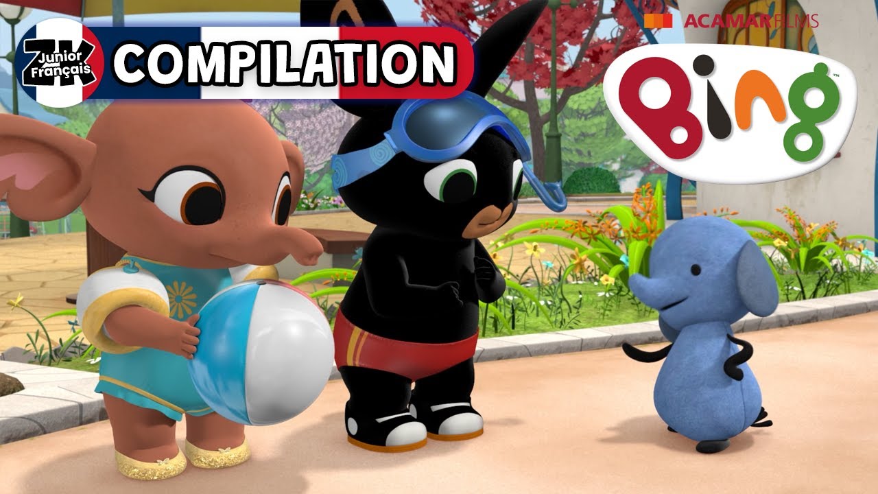 Amusez-vous dans l'eau avec Bing ! 🌳🐰 Marmottes et Bottes 👢💧 | ZeeKay Junior Français