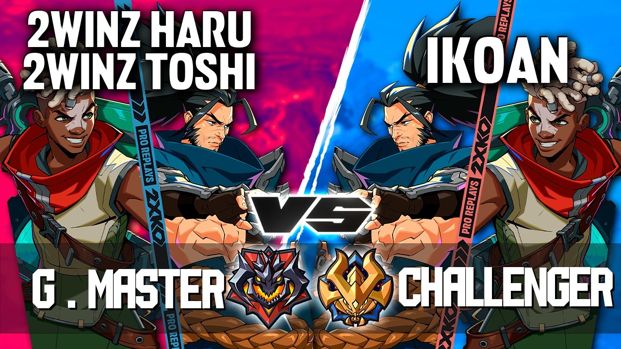 2XKO ▰ 2WINZ HARU - TOSHI (Ясуо-Экко) против IKOAN (Ясуо-Экко) ▰ Повторы уровня 2XKO Pro