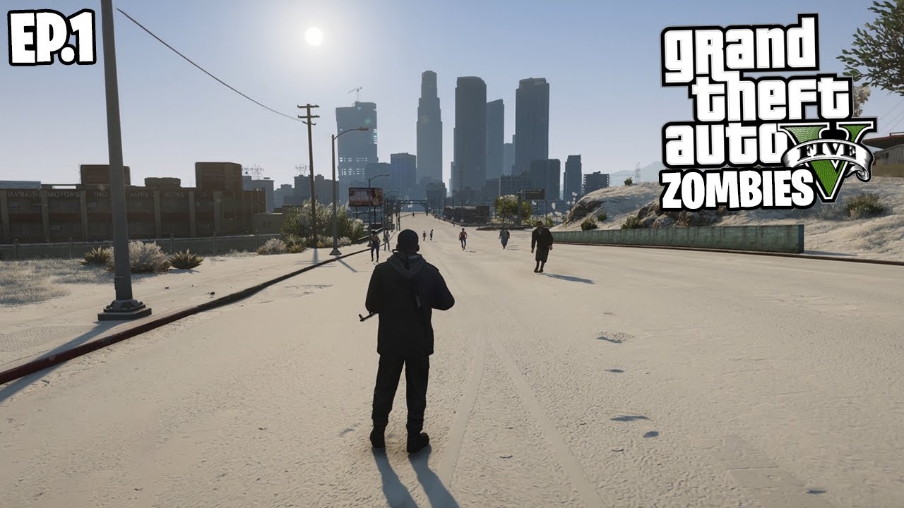 Surviving a Snowy Zombie Apocalypse in GTA 5 - ep.1