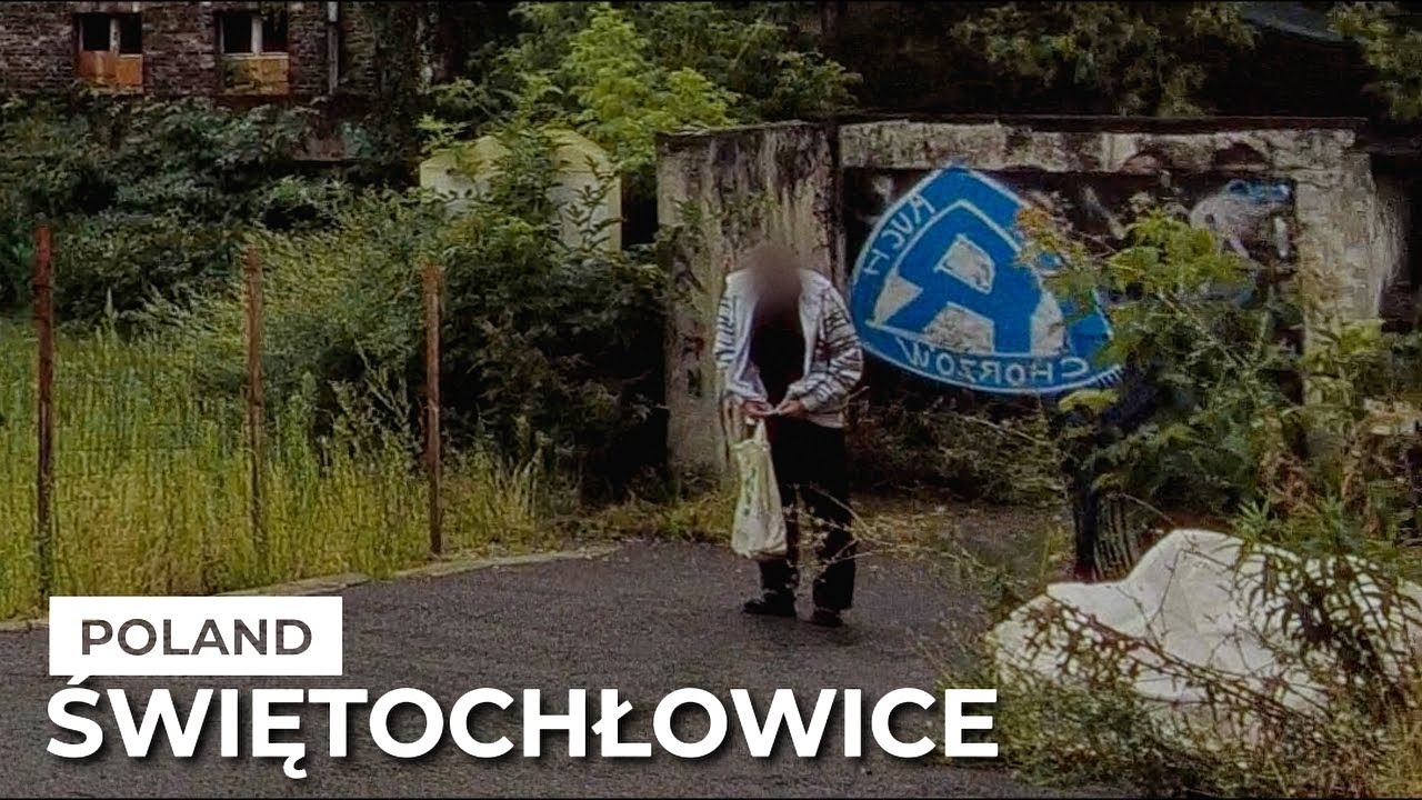 【4K】Walking in a Poor Neighborhood in Poland, Świętochłowice