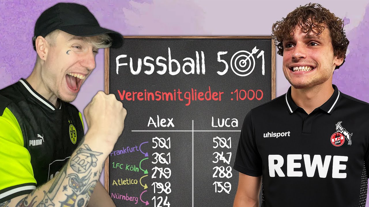 Eure NEUEN Kategorien! ⭐💣 Fussball 501 mit @Tabaaluca  ​